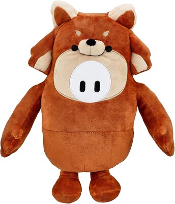 FALL GUYS Red Panda Bean Skin Collectors Edition 12'' Plush - New