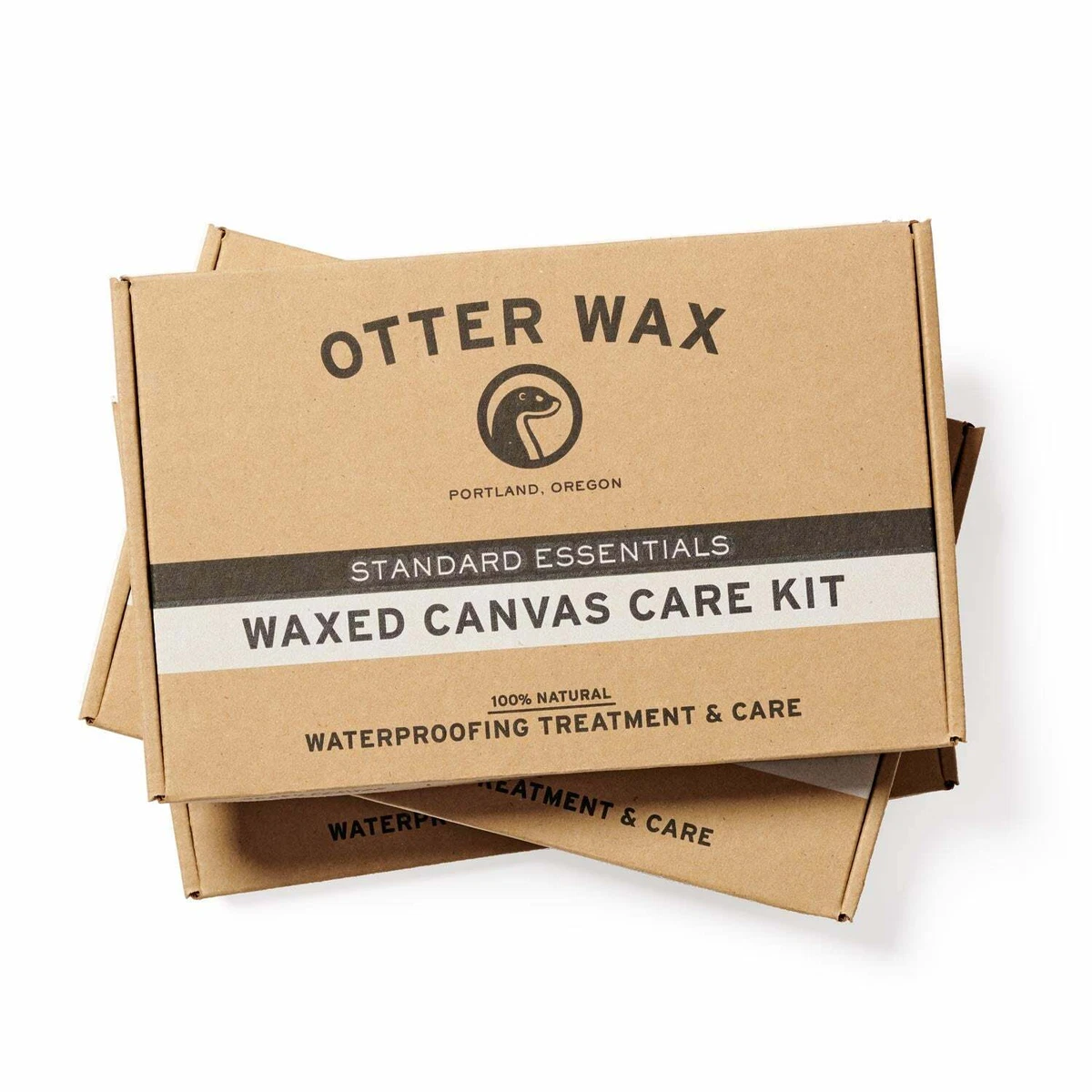 Otter Wax Waxed Canvas Care Kit, Standard Kit, Waterproof Canvas & Fabrics