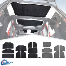 ??Roof Hardtop Headliner Roof Sound Heat Insulation Kit for Jeep Wrangler JK JKU