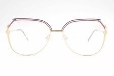 Vintage Hoya Live Lv63GP LP3 56 16 140 Pink/Gold Oval Glasses Eyeglasses NOS