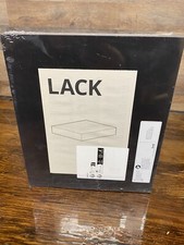 IKEA MENSOLA GALLEGGIANTE NERA LACCATA 404.305.88, NUOVA SIGILLATA, 30 X 26 CM