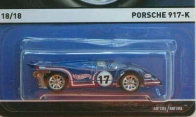 Hot Wheels 2015 BLUE CARD REAL RIDERS PORSCHE 917K -SOLD OUT