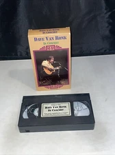 Vintage Dave Van Ronk In Concert - Music VHS Tape - Ramblin 808 - Blues Folk