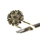 14k white gold 1.61ct VS G diamond cluster fancy ring 4.6g estate womens 7 — photo 5