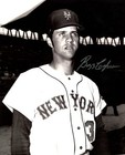 BUZZ CAPRA signed 1971-73 New York Mets photo in action COA All Star 1974 — photo 1