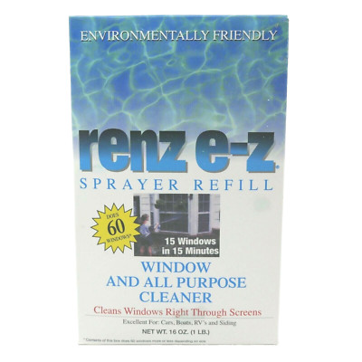 Renz E-Z Sprayer Refill Window All Purpose Cleaner Cars Boats RV s Sealed 16oz