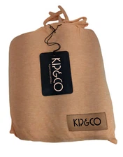 Kip&Co Peach Jersey Cotton Flat Bed Sheet NWT