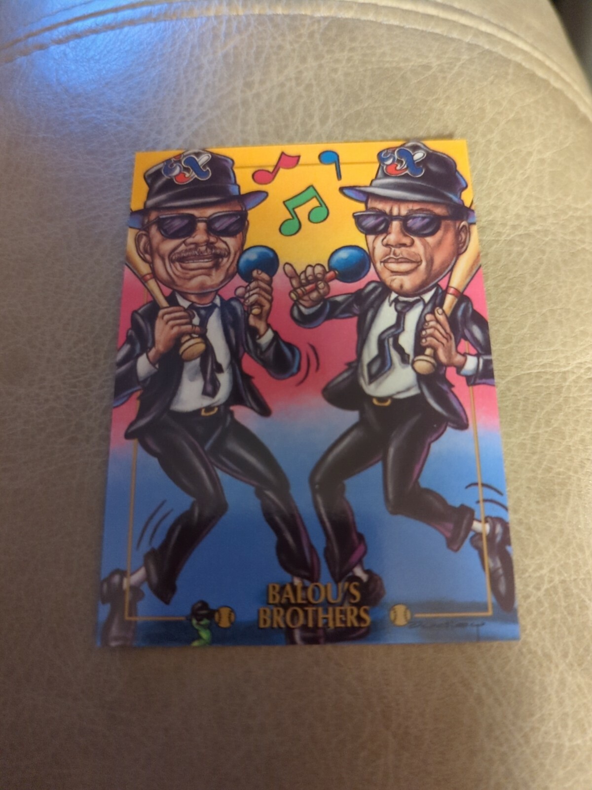 1993-95 Cardtoons Felipe Alou Moises Alou Balou's Brothers ( ) #11