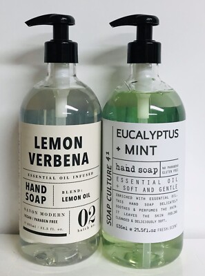 Eucalyptus Mint & Lemon Verbena Hand Soap with Essential Oil 21.5 fl oz Each
