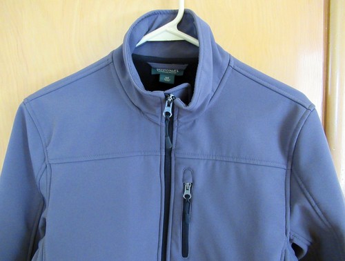 Men's Gray softshell Outdoor Life Jacket Small - Picture 2 of 3