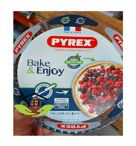Pyrex Bake and Enjoy Glass Quiche Flan Dish High Oven Resistance,New - Picture 6 of 15