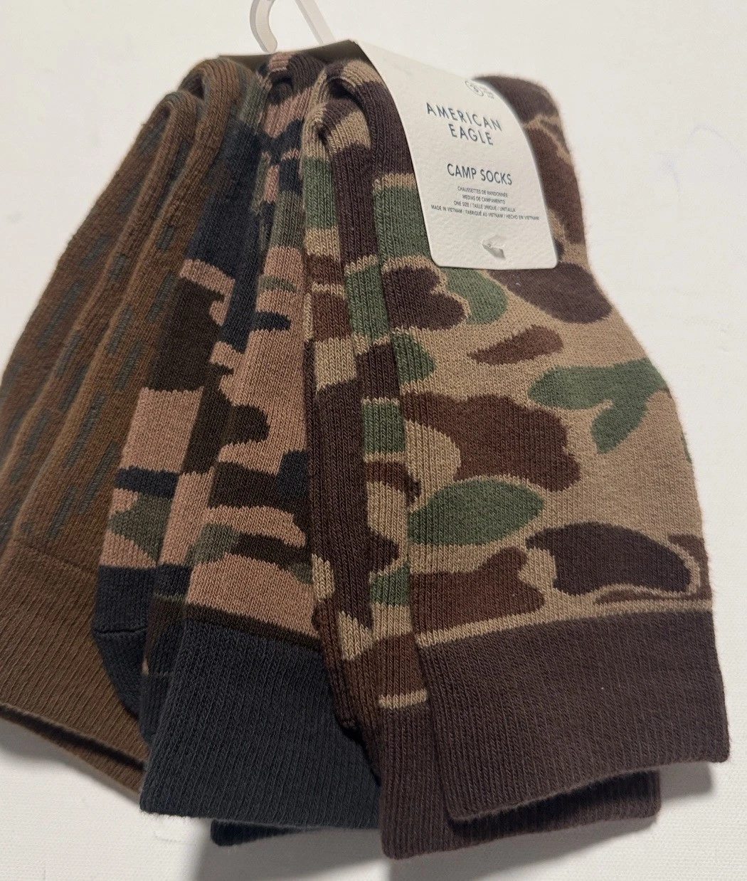 Camo Socks Mens American Eagle 3 Pack