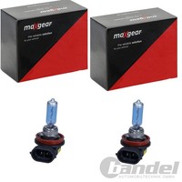 2X Maxgear +30% Licht H8 GlÜHlampen Blau 12V 35W PGJ19-1 | 78-0195