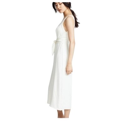 Amanda Uprichard Loose Jumpsuit Romper Tie Waist Sleeveless Small Anthropologie