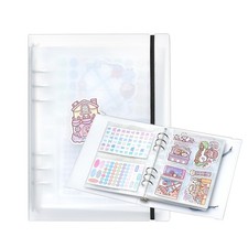 1pcs A5 Sticker storage Album,sticker organization Collecting Book Binder sle...
