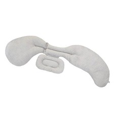 Chicco Nursing Boppy Flexible Extended Length Total Body Pillow 3 Pieces Sand