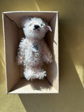 Steiff Club 2003 Gift 7cm Rose Pink Mohair Teddy Bear Jointed Box Certificate