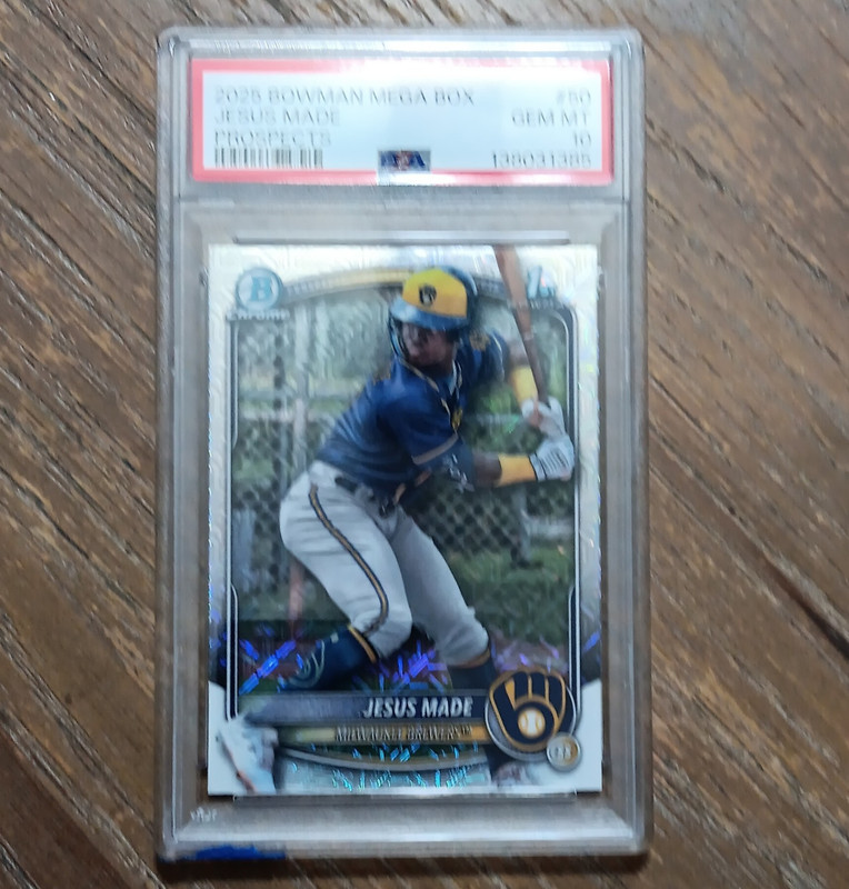 Bowman 2024 Mega Box Jesus Made RC MOJO MINT #80 PSA 10#1 Prospect In baseball💥