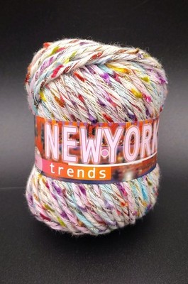 Adriafil Yarn New York Trends Color #80 Cotton Poly Blend Made In Italy