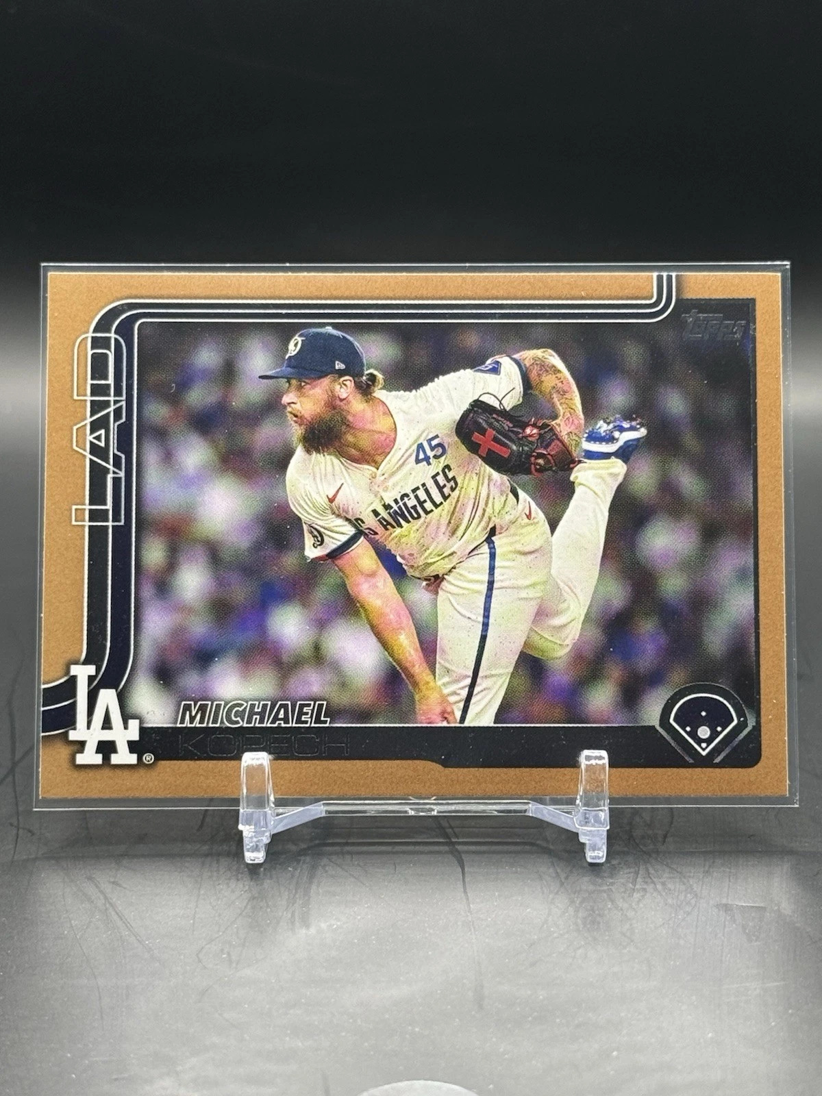 2025 Topps Series 2- Gold- Michael Kopech 611 Los Angeles Dodgers 131/2025