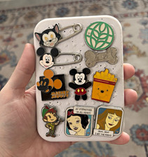 Disney Mickey Mouse Character Enamel Pin Set Lot - Assorted Designs