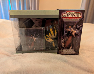 Beasts of the Mesozoic Ceratopsian sub adult Triceratops Figure (with Box card)