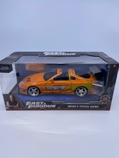 Jada Toys Fast  Furious 1:24 Brian's Toyota Supra Die-cast Car, toys for kids a