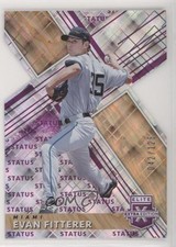 2019 Panini Elite Extra Edition Status Purple Die-Cut 42/125 Evan Fitterer fm0