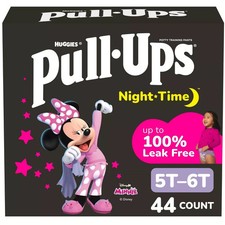 4 cajas de pañales de noche pull-ups para niñas - 5T-6T - $52,99/una caja - ENVÍO GRATUITO