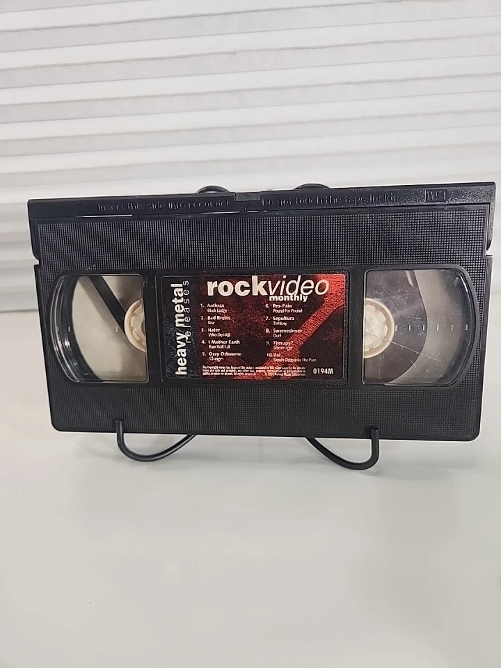 1994 RockVideo Monthly VHS Heavy Metal Releases Ozzy Bad Brains Sepultura - Image 3 of 4