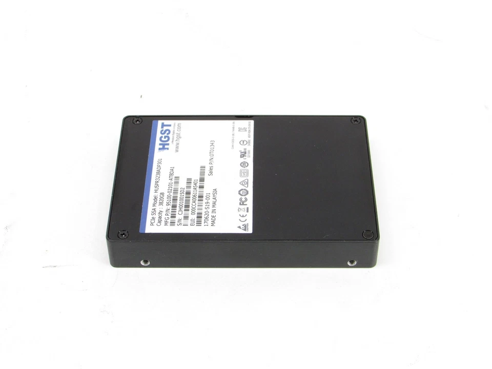 HGST HUSPR3238ADP301 3.82TB / 3820GB 2.5" PCIe U.2 SSD Solid State Drive Grade A - Image 3 of 4