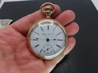 1894 Illinois I.W.C. Pocket Watch, 7j 18s, 20-year Gold Filled OF, Runs/Repair