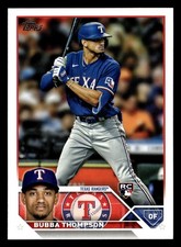 Bubba Thompson 2023 Topps #597 Texas Rangers BASEBALL ROOKIE *082