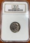 1935 Buffalo Nickel NGC MS65