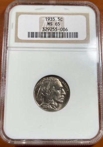 1935 Buffalo Nickel NGC MS65
