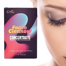 10PCS Lash Shampoo Concentrate 1:60 Deep Cleansing Foaming Lash Cleanser Mousse