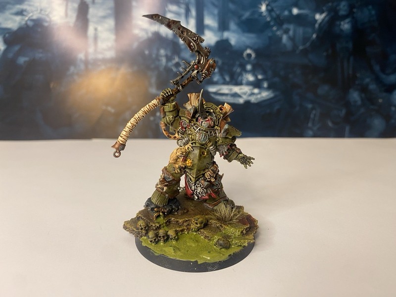 Warhammer 40k Death Guard Typhus Herald Of The Plague God Well Painted &Based GW
