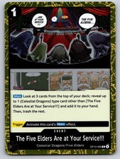 The Five Elders Are at Your Service!!! OP13-096 Carrying On His Will One Piece