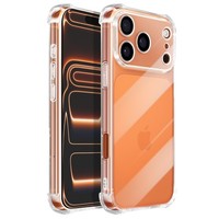 Mayaxess, HüLle Iphone 17 Pro Max Silikon Mit VerstäRkten Ecken, Transparent