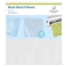 30 Pieces 6 mil Extra Thick Blank Stencil Film Mylar Template Sheets Clear Ac...