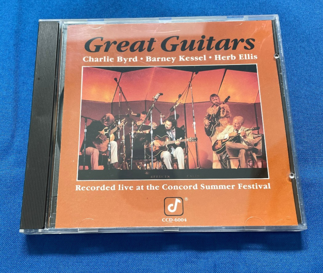 Charlie Byrd. Barney Kessel.Herb Ellis - Great Guitars CD Album NR Mint Con