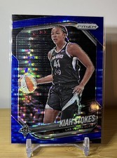 2025 Panini WNBA Prizm Kiah Stokes #58 Blue Pulsar /199 Las Vegas Aces