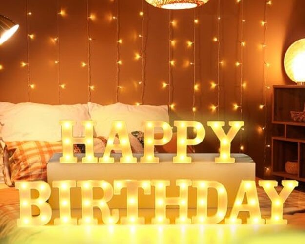 Happy Birthday Marquee Light Up Letters Happy Birthday LED Letter