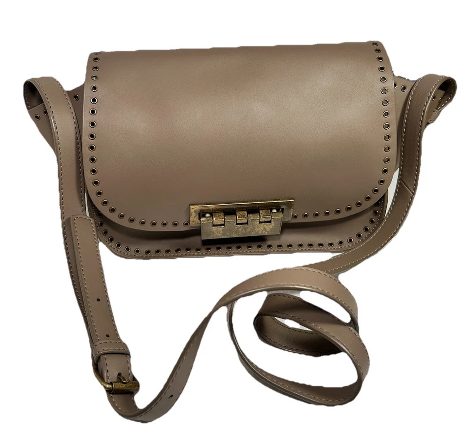 Zac Posen Eartha Iconic Saddle Bag / Shoulder Bag / Crossbody w/purple Interior - Image 2 of 4