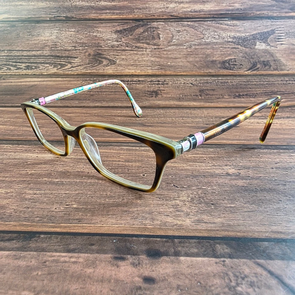 Gafas para mujer Lilly Pulitzer marrón floral ojo de gato SOLO MARCOS Foto 3 de 4