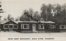 RP Eagle River Wisconsin Brown Derby Restaurant WI RP Eagle River Wisconsin Brown Derby Restaurant WI