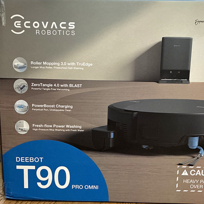 Ecovacs DEEBOT T90 PRO OMNI Staubsaugerroboter Wischen Moppwäsche schwarz