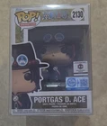 Portagas D. Ace Prerelease Chalice One Piece Funko Pop w/ Protector *Damaged*