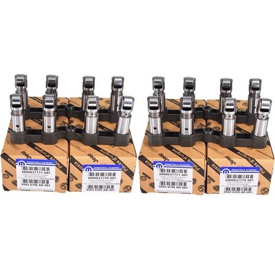 Hydraulic Lifters Complete SET Front & Back OEM Mopar 2X 5038785AD 2X 5038786AD