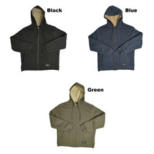 Eddie Bauer Men's Faux Shearling Lined Relaxed Fit Full Zip Hoodie